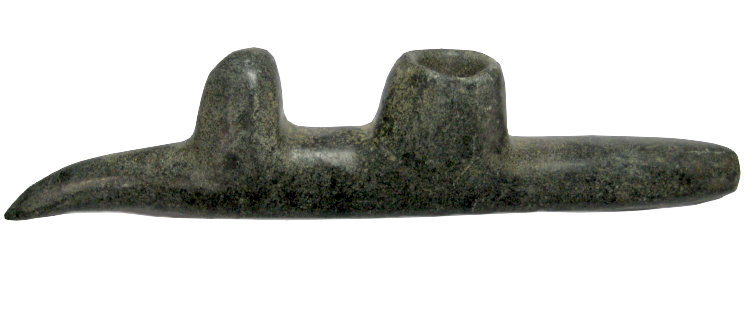 Green Stone Pipe Mississippi Period